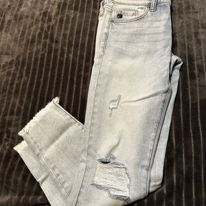 Women's Distressed KanCan Light Blue Jeans